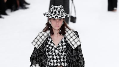 Karl Lagerfeld's last collection for Chanel Fall/Winter 2019/20 women's collection at Paris Fashion Week. Photo: EPA