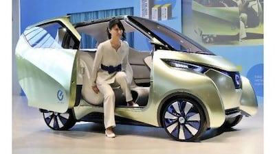 The Pivo 3 could revolutionise urban driving with its self-park technology. AFP