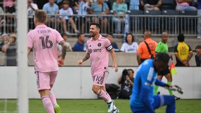 Lionel Messi has scored in every outing for Inter Miami. AFP