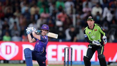 Bangla Tigers batsman Tom Moores. Chris Whiteoak / The National