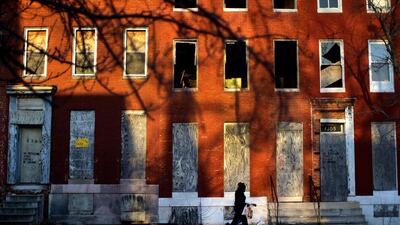 Baltimore, in the American state of Maryland, is one of the US's most dangerous cities. AP Photo