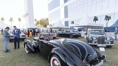 A 1936 Cord 812, which won the Classics Best Restoration award, is one of the oldest cars at the Gulf Concours. Antonie Robertson / The National