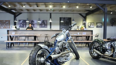 Cafe Rider has been building a community over a love of coffee and customised motorcycles since 2013. Lee Hoagland / The National