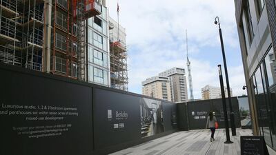 Construction continues on new residential and commercial apartments in London’s East End. The Bank of England has said it plans to use other tools to deal with any housing overheating before raising interest rates. Dan Kitwood / Getty Images