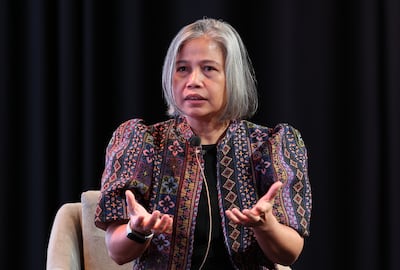 Malen Serato, Resilio partner in the Philippines, said the new fund aims to support first responders in the community. Chris Whiteoak / The National