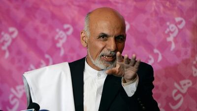 Ashraf Ghani has a very tenuous hold over his National Unity government. Wakil Kohsar / AFP