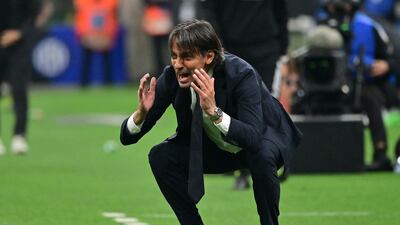Inter Milan manager Simone Inzaghi. Reuters