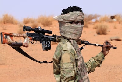 Sudanese fighters in western Omdurman. AFP