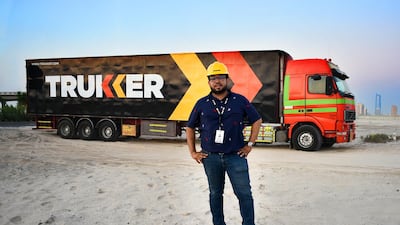 Trukker founder and chief executive Gaurav Biswas. The company operates a fleet of more than 35,000 trucks in Saudi Arabia, the UAE and Egypt. Courtesy Trukker