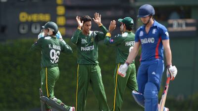 Pakistan players at the 2012 T20 World Cup in Sri Lanka. Getty