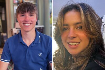 Barnaby Webber and Grace O’Malley-Kumar. PA