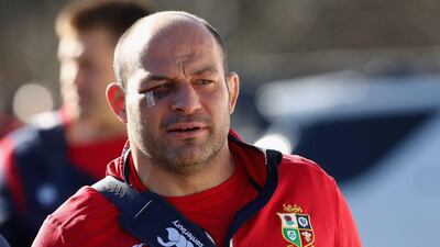 Rory Best arrives for training during the British & Irish Lions captain's run at Rotorua International Stadium on June 16, 2017 in Rotorua, New Zealand. David Rogers / Getty Images