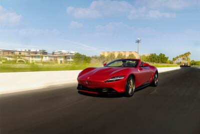 Ferrari's Roma Spider styles itself as a classic grand tourer. Photo: Ferrari