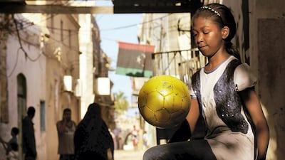 A still from Naziha Arebi’s ‘Freedom Fields.’ The documentary tackles issues such as resilience and oppression. Courtesy TIFF
