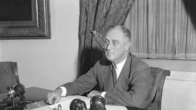 One aspect of Donald Trump’s economic policies, spending on infrastructure, was carried out by President Franklin D Roosevelt in the 1930s as part of the New Deal. AP Photo