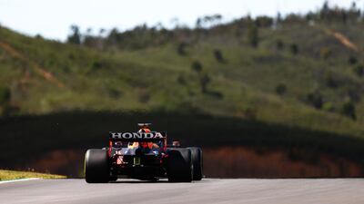 Max Verstappen during qualifying on Saturday. Getty