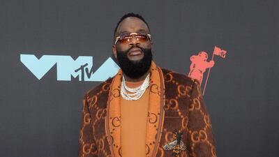 Rick Ross arrives at the MTV Video Music Awards on Monday, August 26. EPA