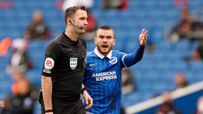 Aaron Connolly – 7. Unlucky to have two penalty claims ruled out – one that was initially given, only to be overruled after the referee consulted the monitor. Getty Images