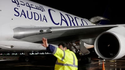 The plane holds 17 of the world’s leading thoroughbred racehorses.