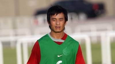 Arguably the greatest footballer to come out of India. Former captain Bhaichung Bhutia was one of the first Indians to play overseas when he signed for English club Bury in 1999. Stephen Lock / The National