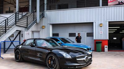 Supercars at the Dubai launch.