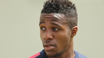 Wilfried Zaha has not had a lot of time on the pitch in the new season. Ian Walton / Getty Images