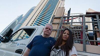 John Cox and his family have little to cheer about this Christmas after the fire ensured they could not return to their Dubai apartment in Tamweel Tower in Jumeirah Lakes Towers.