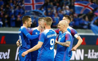 Iceland will look to lean on Gylfi Sigurdsson, left, as they have done so often in the past. Hannibal Hanschke / Reuters