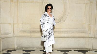 Bianca Jagger at Dior (Photo by Pascal Le Segretain/Getty Images)