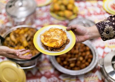 Ayesha Al Qaydi has been starved off the opportunity to sell her home-made food due to a ban on fairs and exhibitions due to the Covid-19 outbreak. Reem Mohammed/The National