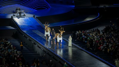 The gazelles are mascots for the biggest and most diverse multi-sport event to be hosted in the region. Ahmed Ramzan / The National