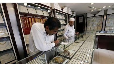 The Al Masoum Jewellery robbery last month was one of the major crimes recorded in Sharjah this year. Jeffrey E Biteng / The National