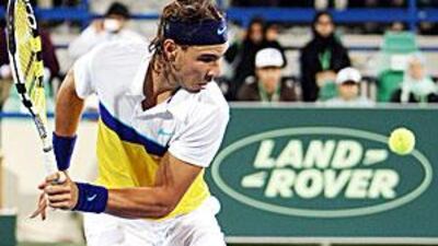 Rafael Nadal lost to Britain's Andy Murray in the final of the 2009 Capitala World Tennis Championship in Abu Dhabi.