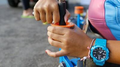 Longboards can be used for street cruising and freeriding (performing tricks), but the most spectacular discipline is downhill longboarding, which can enable expert riders to achieve speeds in excess of 130kph, given the right terrain. Victor Besa for The National