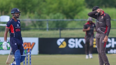 Ahmed Raza, the UAE captain, took three wickets but was left disappointed after his side lost by four wickets for the second time in two days, against United States in Texas.