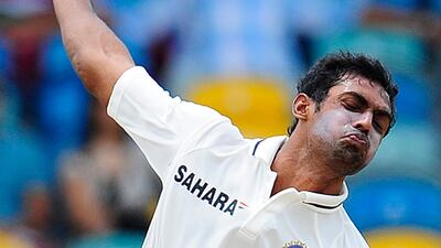 Abhimanyu Mithun, pictured bowling for India in 2011, is embroiled in a match-fixing scandal at the Karnataka Premier League. AFP