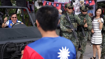 A fair to mark the national day in New Taipei City, Taiwan. Getty Images
