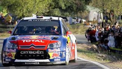 Sebastien Loeb's effortless victory in Rally Spain blew the World Rally Championship title race wide open yesterday.