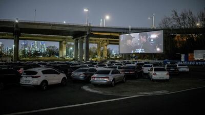 But at drive-in cinemas, moviegoers can enjoy a movie from the comfort of their cars, parked in front of a large outdoor screen. AFP
