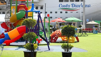 There is a playground to keep kids entertained at the family-friendly destination. Khushnum Bhandari for The National