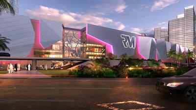 Reem Mall is due to completed in 2018. Courtesy NREC and UPAC