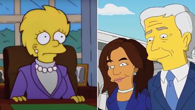 Did 'The Simpsons' predict the future with Vice President Kamala Harris's inauguration outfit, and the Biden-Harris partnership?