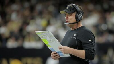 New Orleans Saints head coach Sean Payton has tested positive for Covid-19. USA TODAY Sports