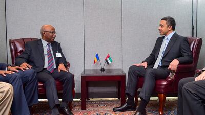 Sheikh Abdullah held discussions with Hussein Ibrahim Taha, the Chadian minister of foreign affairs.
