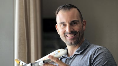 Ben Matar, a pilot for Etihad, owns what he believes to be the UAE's largest collection of model airplanes, which he estimates to be worth $90,000. All photos by Chris Whiteoak / The National