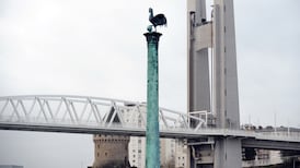 The 16th-century cannon known as Baba Merzoug at the Arsenal of Brest in western France. AFP