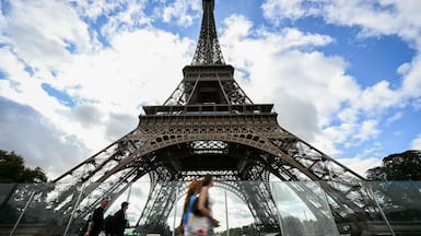 The Eiffel Tower, which is owned by the City of Paris, says it receives nearly seven million visitors a year. AFP