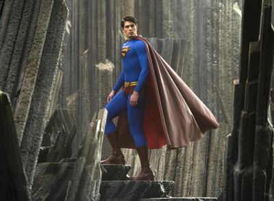 Brandon Routh in Superman Returns. Courtesy Warner Bros.