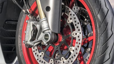 The SuperSport S has three riding modes: Sport, Touring and Urban. Antonie Robertson / The National