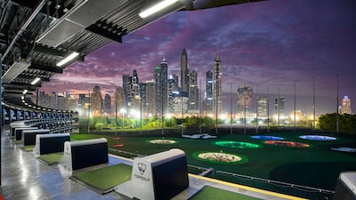 TopGolf will open at Emirates Golf Club in December. Courtesy TopGolf